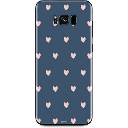 Blue and Pink Hearts Galaxy S8 Plus Skin